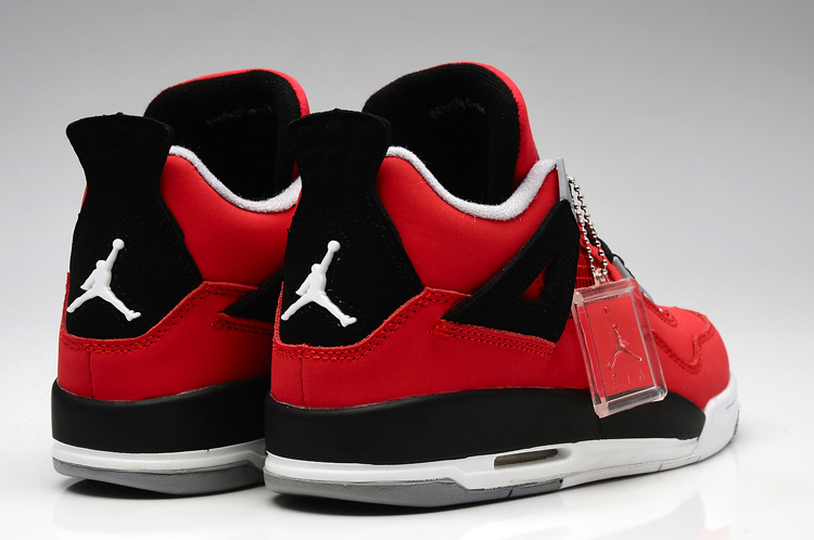 Air Jordan 4 Women Shoes Red/Black Online